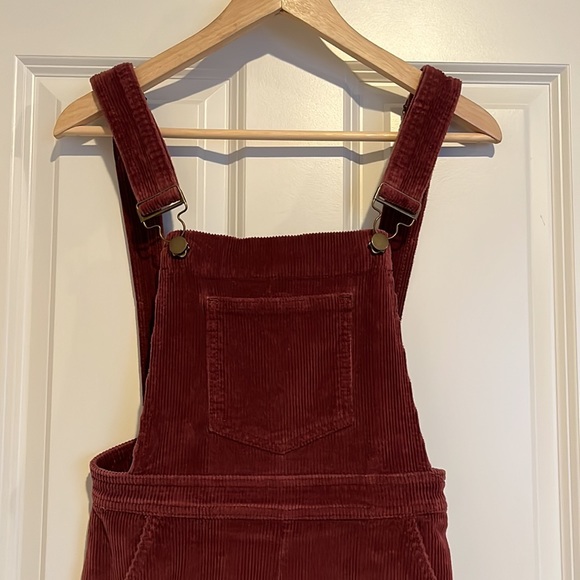 Reformation Rodeo Overall Rust Corduroy Size 2 - Picture 4 of 10
